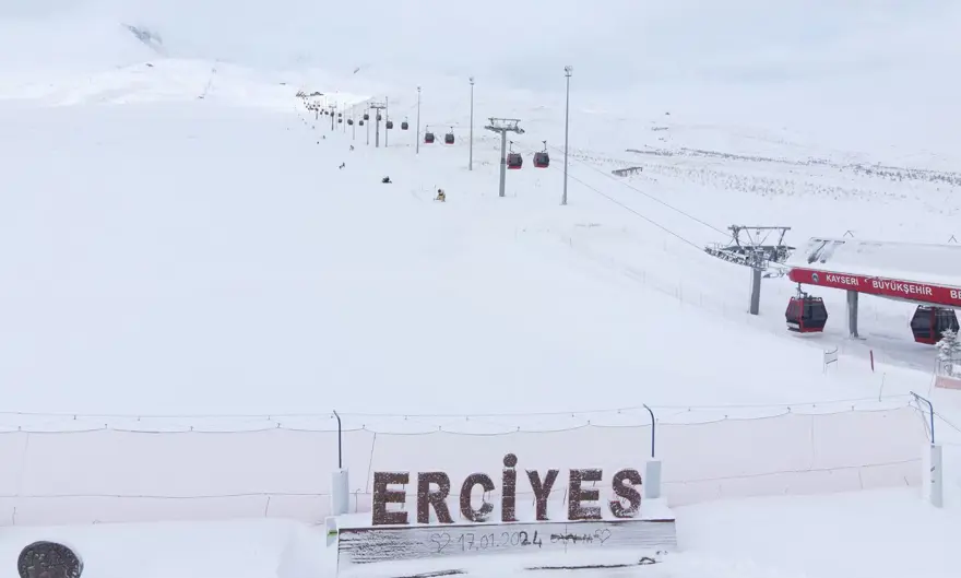 Erciyes'te sömestir hareketliliği: Otellerde doluluk oranı yüzde 80 5