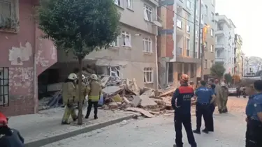 Bahçelievler’de 4 katlı bina çöktü: Ölen, yaralanan ya da enkaz altında kalan yok