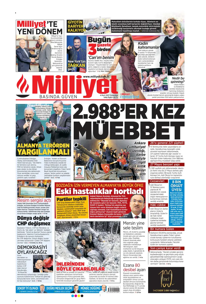 Günün gazete manşetleri - 04.03.2017 6