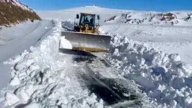 Muş'ta karla mücadele: Köy yolu saatler sonra ulaşıma açıldı