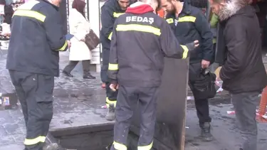 Bakırköy'de Yeraltı Çarşısı'nda yangın: 2 kişi hastaneye kaldırıldı