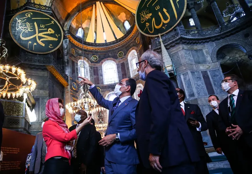 Büyükelçilere Ayasofya turu 5 Büyükelçilere Ayasofya turu 5