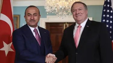 SON DAKİKA HABERİ: Dışişleri Bakanı Çavuşoğlu ABD'li mevkidaşı Pompeo ile görüştü