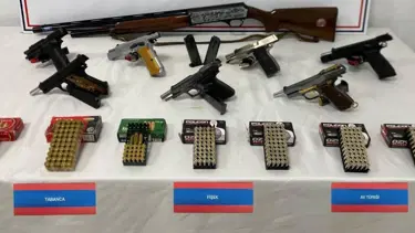 Ekipler harekete geçti, evin bahçesinden cephanelik çıktı