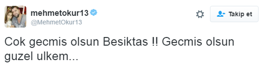 Beşiktaş'taki terör saldırısına spor dünyasından tepkiler 15