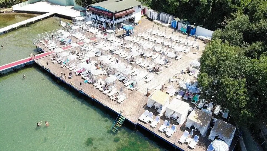 Sosyal mesafeli plaj 1 Sosyal mesafeli plaj 1