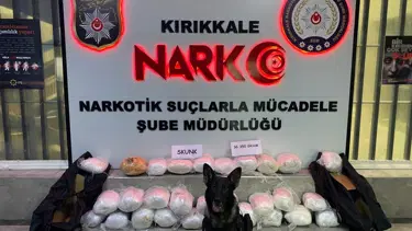 Kırıkkale'de 36 kilogram uyuşturucu ele geçirildi