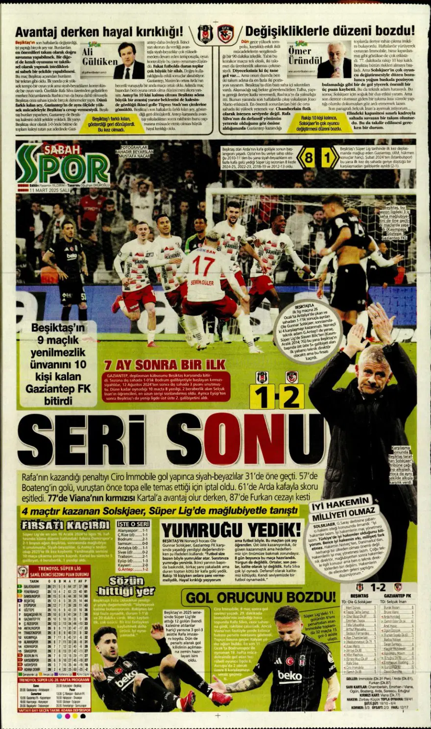 "Fener gözü kararttı" (11 Mart 2025 spor manşetleri) 6 "Fener gözü kararttı" (11 Mart 2025 spor manşetleri) 6