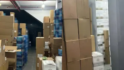 Tekirdağ'da milyonlarca makaron ele geçirildi