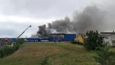 Kocaeli'de fabrika yangını