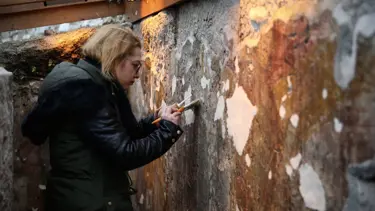 Meryem ve çocuk İsa freski restore edildi