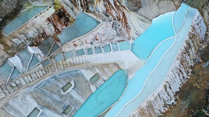 Giresun'un Pamukkale'si: Göksu Travertenleri