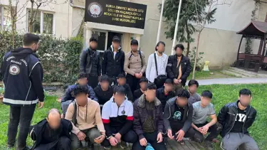 Bursa'da 19 kaçak göçmen yakalandı