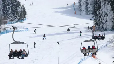 Ilgaz Dağı Kayak Merkezi hafta sonu birçok ilden ziyaretçiyiağırlıyor