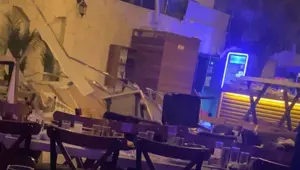 Eğlence mekanında dekor duvarı çöktü, 6 kişi yaralandı