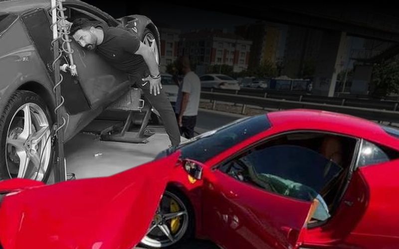 Herkes Ferrari kazasını konuşuyor... Aracın bedelini kim ödeyecek? Tamirci Hakan Yılmaz açıkladı