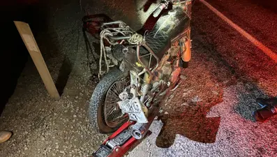 Malatya'da otomobil ile motosiklet çarpıştı