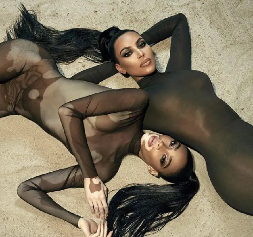 Kim Kardashian ile Winnie Harlow’dan reklam işbirliği 2