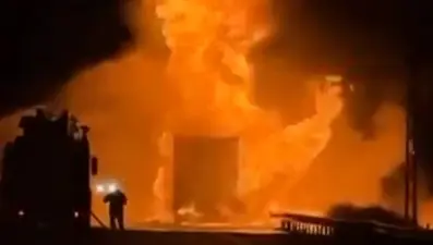 Bitkisel yağ yüklü TIRalev topuna döndü