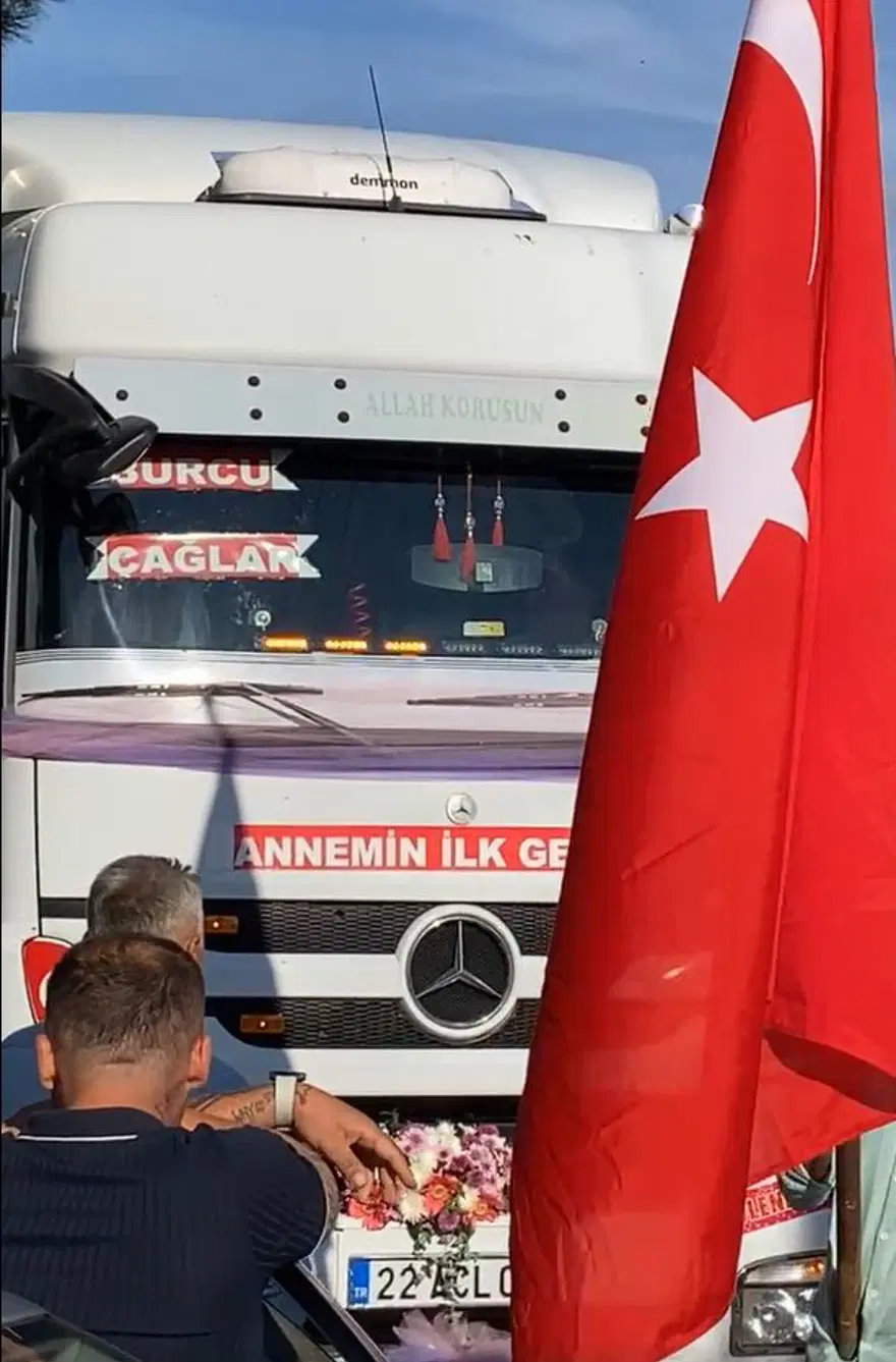 TIR, gelin arabası oldu 2 TIR, gelin arabası oldu 2