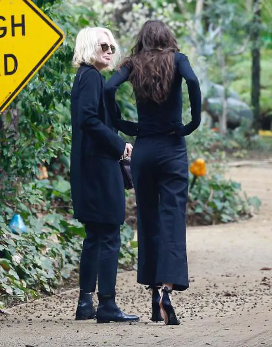 Carrie Fisher ve Debbie Reynolds'a Hollywood yıldızları böyle veda etti 16