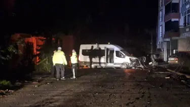 Samsun'da yolu savaş alanına çeviren kaza: Dört kişi yaralandı