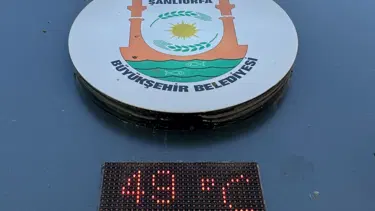 Şanlıurfa'da termometreler 49 dereceyi gösterdi