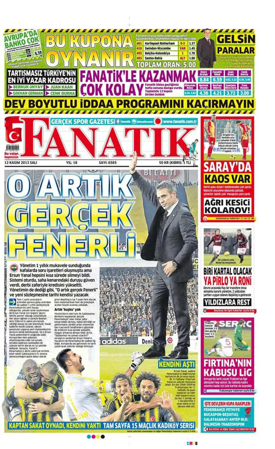Günün manşetleri - 12 Kasım 2013 20 Günün manşetleri - 12 Kasım 2013 20