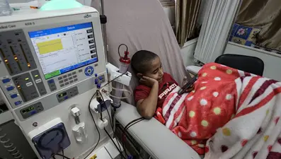 Gazze'de böbrek yetmezliği olan 38 çocuk diyaliz alamıyor