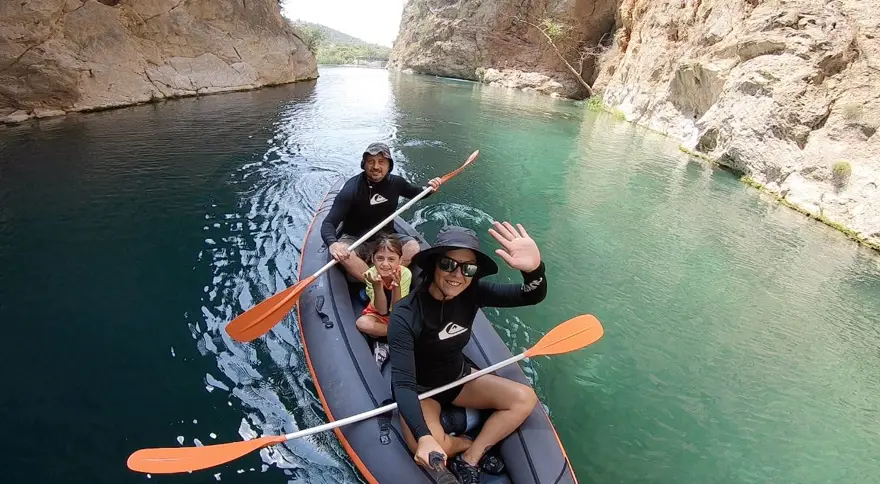 Kapuz Kanyonu'nda kano keyfi 1 Kapuz Kanyonu'nda kano keyfi 1