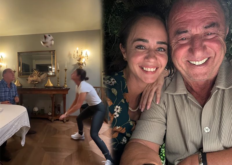 Fatih Terim'in kızı Merve Terim Çetin'den eğlenceli paylaşım: Genç yetenek Mervedinho