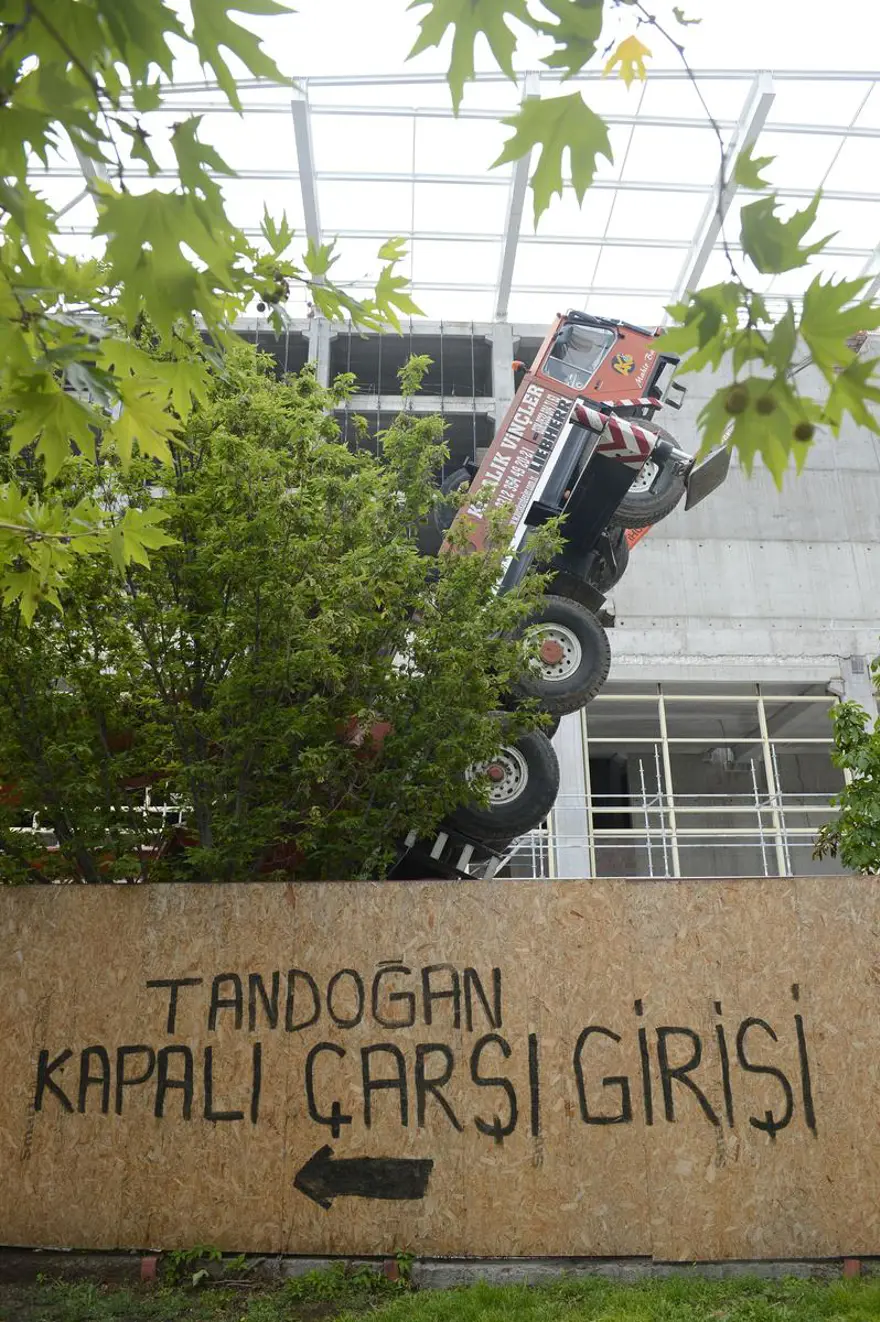 YHT Garaj inşaatında kaza 21