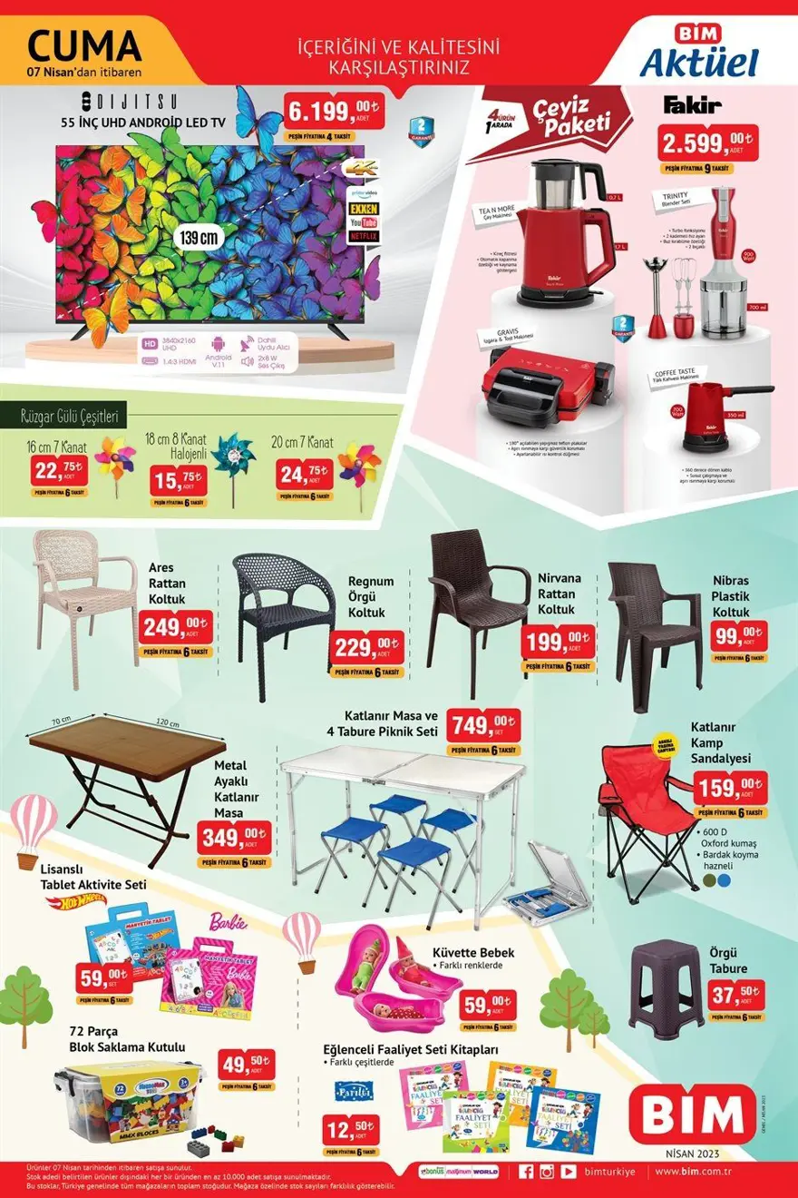 BİM markette bu haftanın yeni indirimli ürünler listesi (4-7 Nisan BİM güncel aktüel ürünler kataloğu) 4