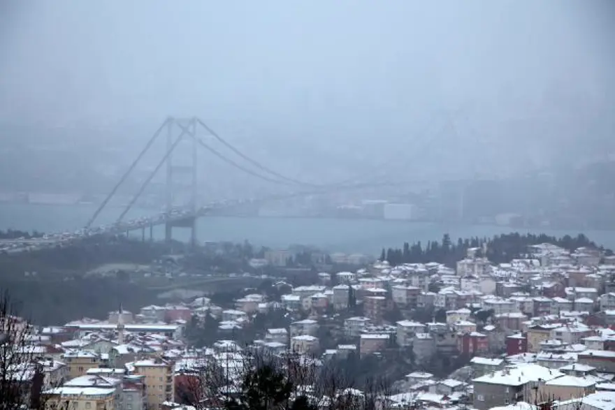 İstanbul'da kar alarmı 1