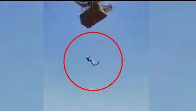 Balondan düşen turist ölümden döndü