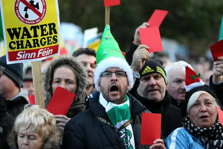 İrlanda'da protestosu 6