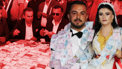 Beş bin kişi katıldı, paraları 14 kişi saydı: Gelin ile damada milyonlar takıldı