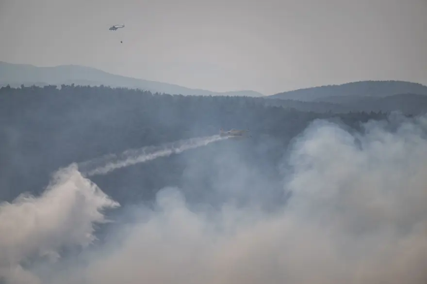 Çanakkale'de orman yangını kontrol altında 84