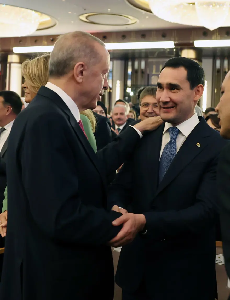 Cumhurbaşkanı Erdoğan için Beştepe'de tören 26