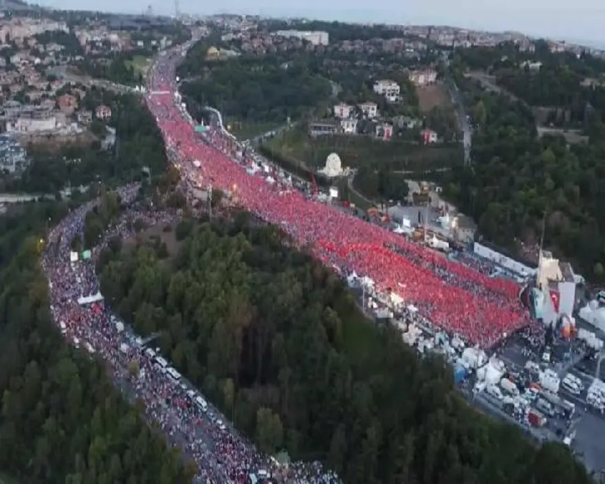 Köprüde Milli Birlik Yürüyüşü 46 Köprüde Milli Birlik Yürüyüşü 46