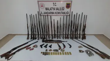 Malatya ve Adıyaman'da silah kaçakçılığı operasyonu: 21 gözaltı