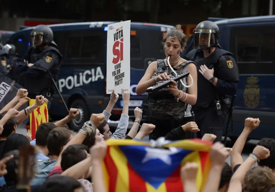 Katalonya'nın bağımsızlığı için yürüyüş 18