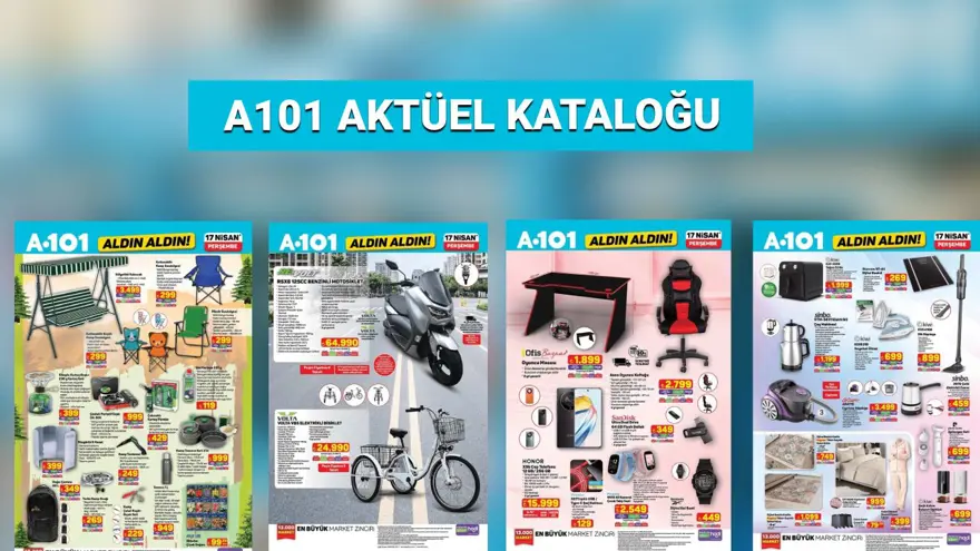 A101 market 17-24 Nisan aktüel kataloğu: Ütü, süpürge, halı, tencere seti ve onlarca ürün satışta 