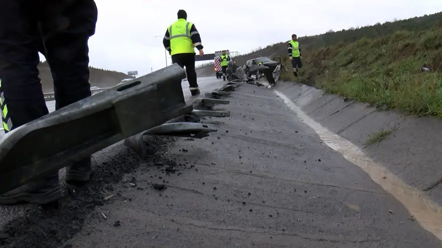 Kuzey Marmara Otoyolu’ndakaza: Cip hurdaya döndü 4