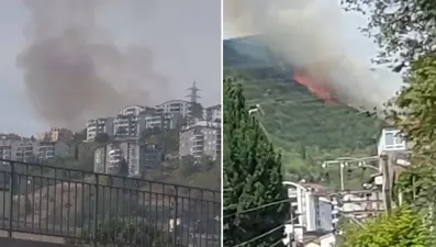 İzmit'te orman yangını: Yükselen duman birçok yerden görülüyor