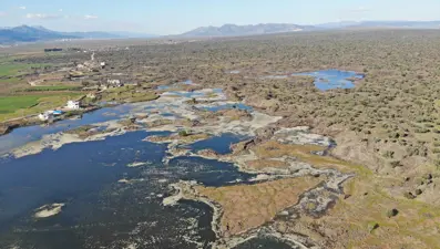 Hatay'da volkanik Haydarlar Gölü turizme kazandırılacak