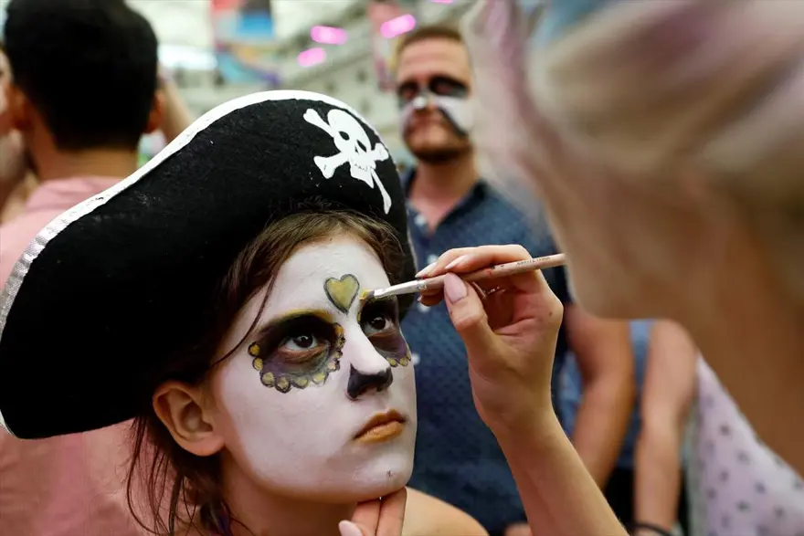 meksika festivalleri, ölüler günü festivali, dünya kupası 2018, moskova ölüler günü 14