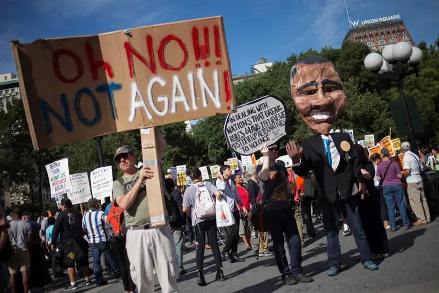 ABD halkı Suriye'ye müdahaleye karşı 10