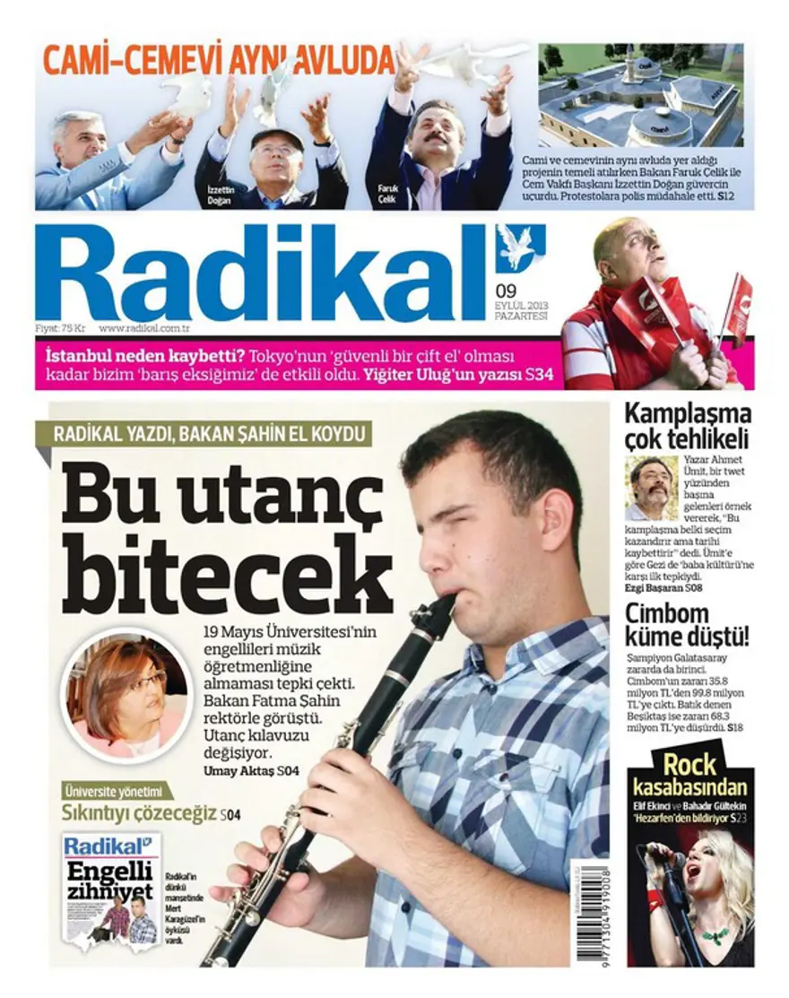 9 Eylül 2013 gazete manşetleri 12