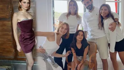 Annesinin vefatıyla sarsılan Nilperi Şahinkaya'dan aile pozları